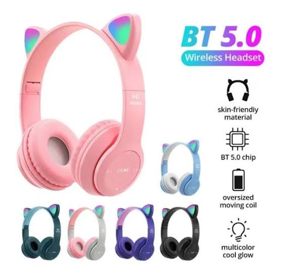 Cat Headphone / P47 Ear Wireless Bluetooth Headphones